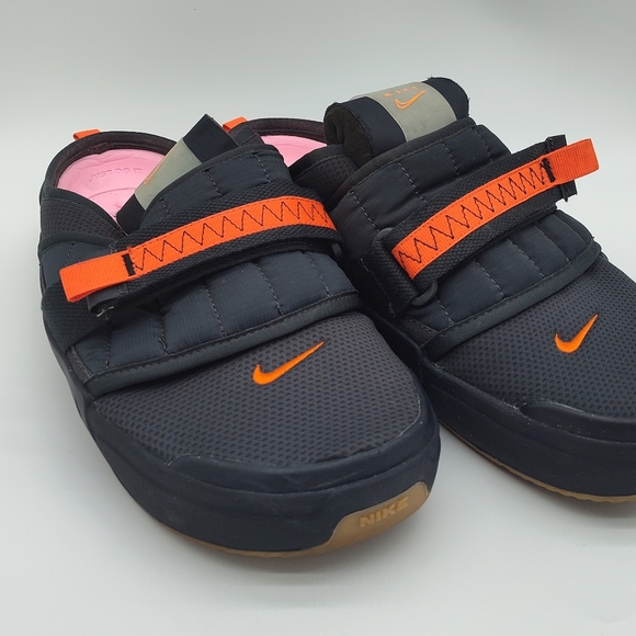 Nike Other - NIKE Offline Mule Black Orange Pink Slip On Comfort Shoes Men 12 EUC